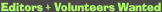 EditorsVolunteersWanted